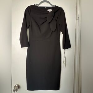 Calvin Klein vintage-style black dress